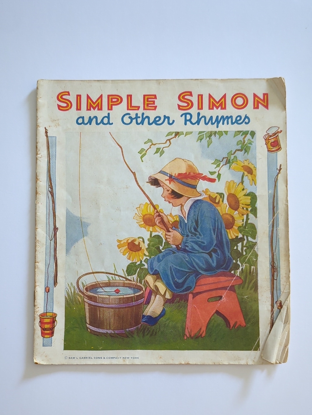 Vintage Children's Book - Simple Simon and Other Rhymes